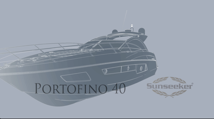 Sunseeker Portofino 40 Animation Video ARC-CGI Screenshot