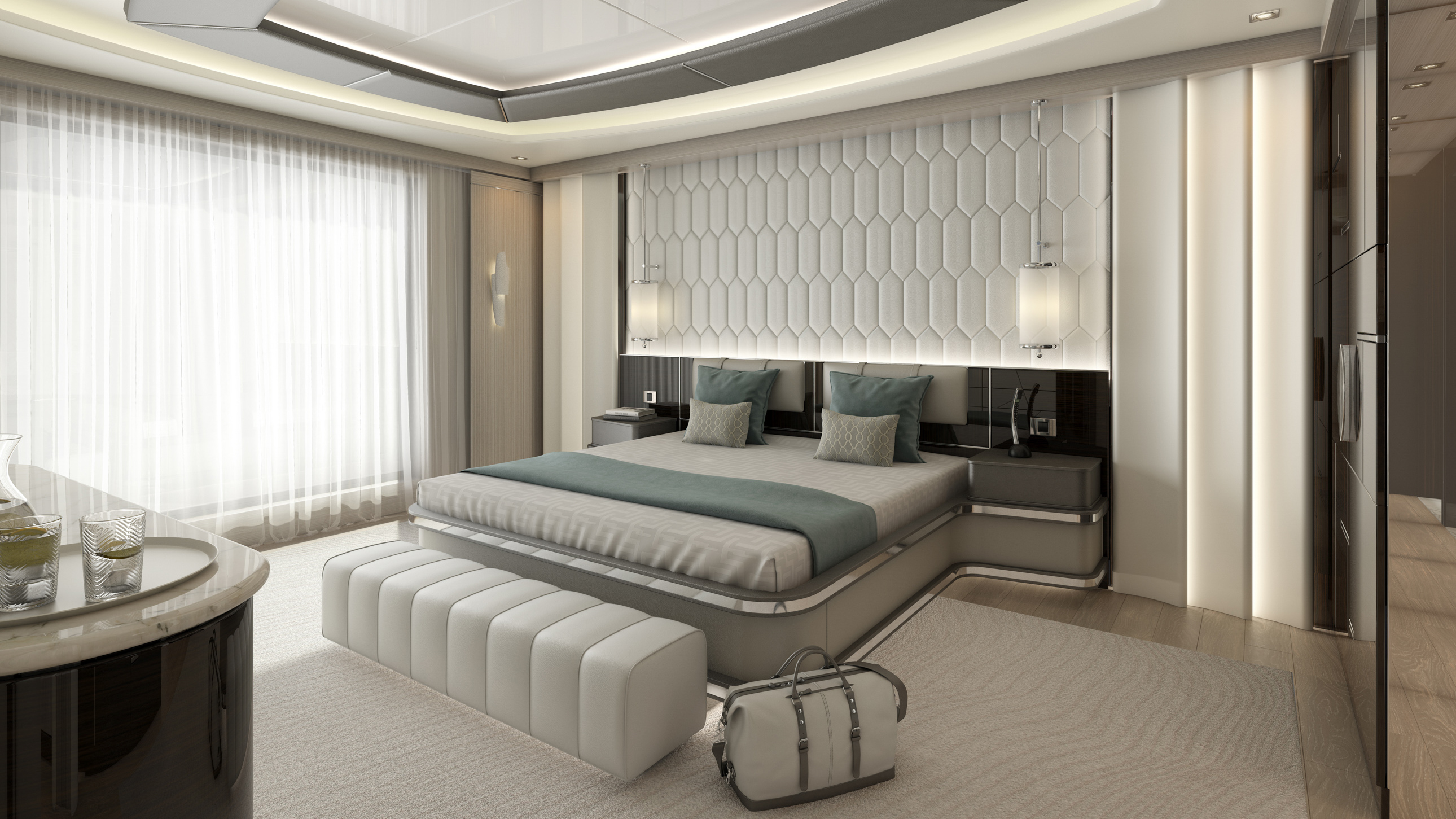 Hotel Bedroom ARC CGI