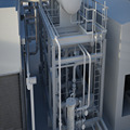 Industrial Refinery Plant ARC CGI
