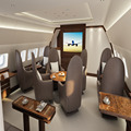 Private Plane Jet Interior Seating ARC CGI
